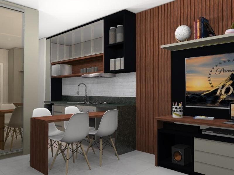 Alto Padrao! Shop. Estacao. Piscina, Sauna, Academia. Novo! كوريتيبا المظهر الخارجي الصورة